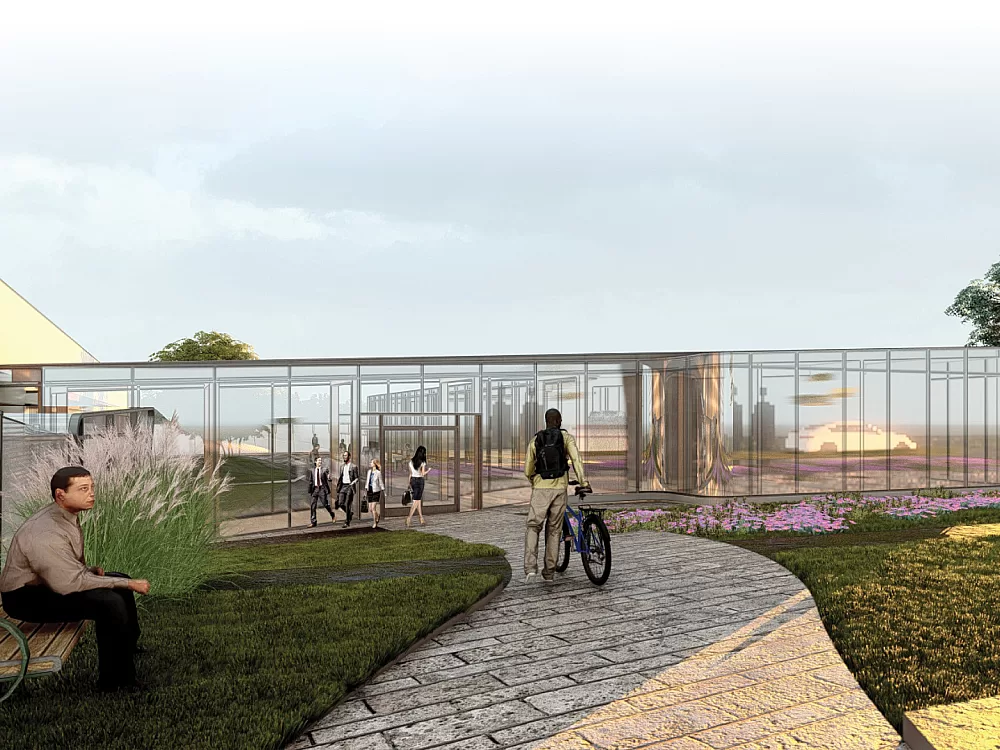 WZMH Architects Durham Region Transit Render 3